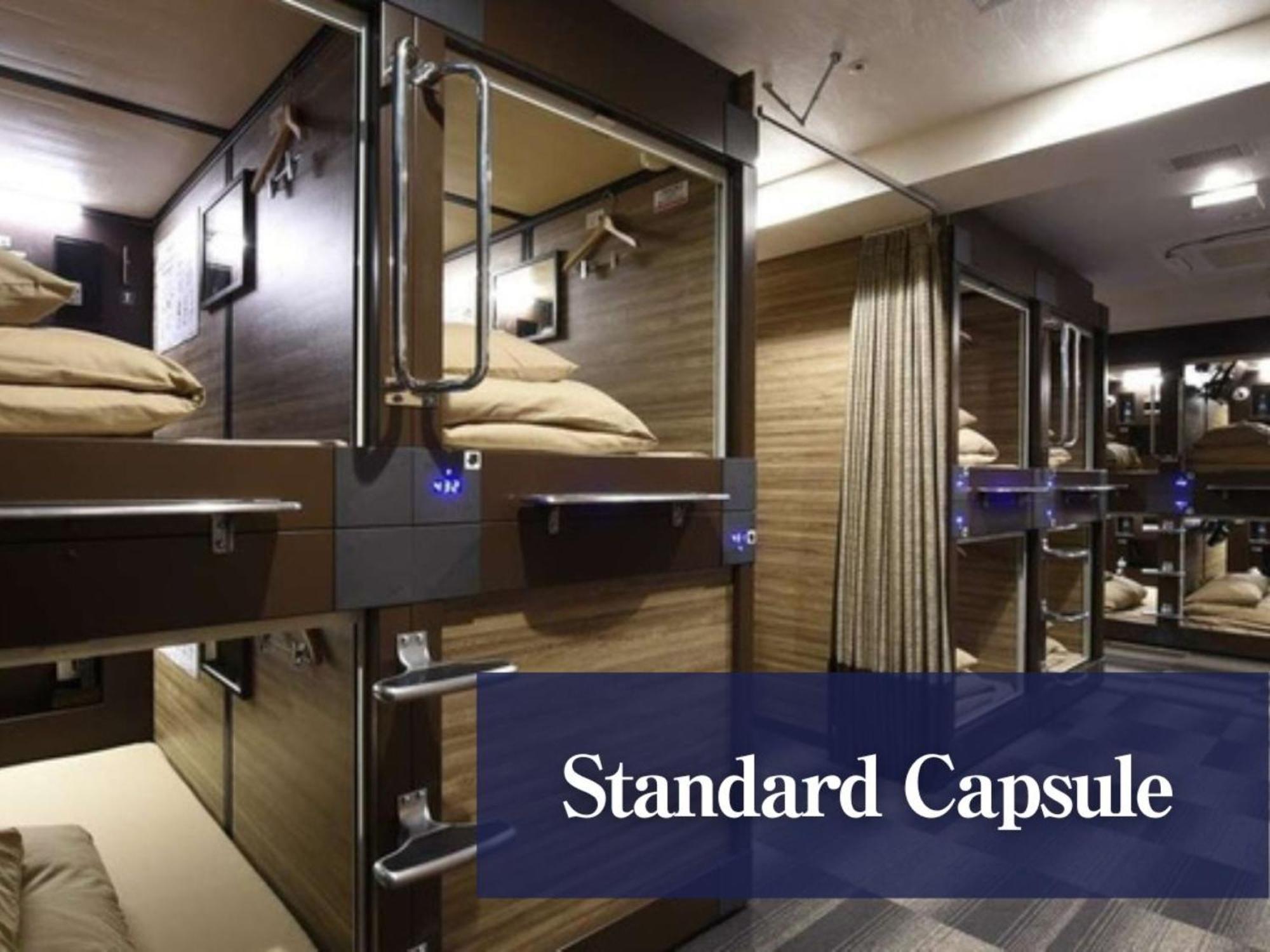 Capsule Hotel Anshin Oyado Shinbashi Tokio Exterior foto